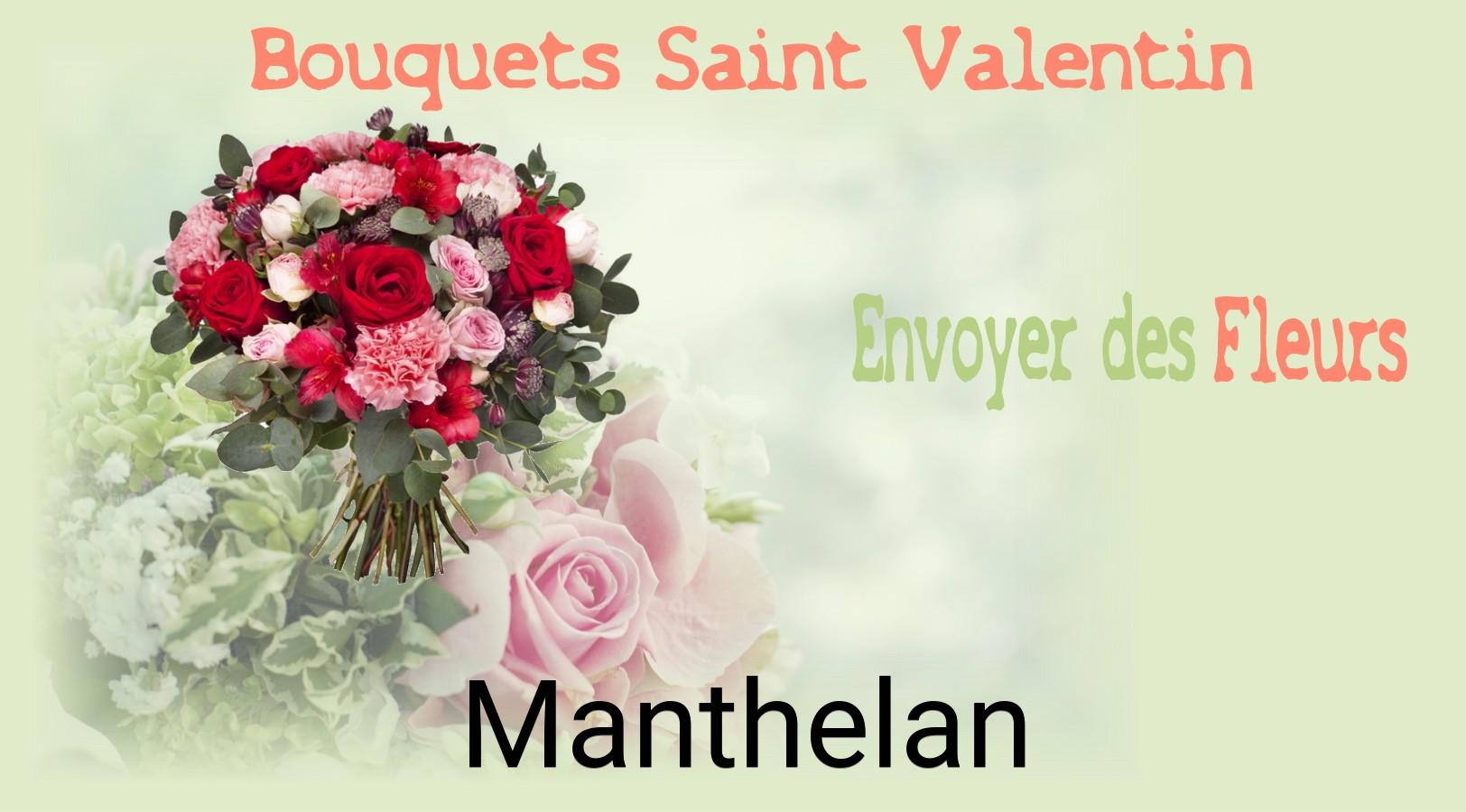 Roses de Saint-Valentin livrées à Manthelan